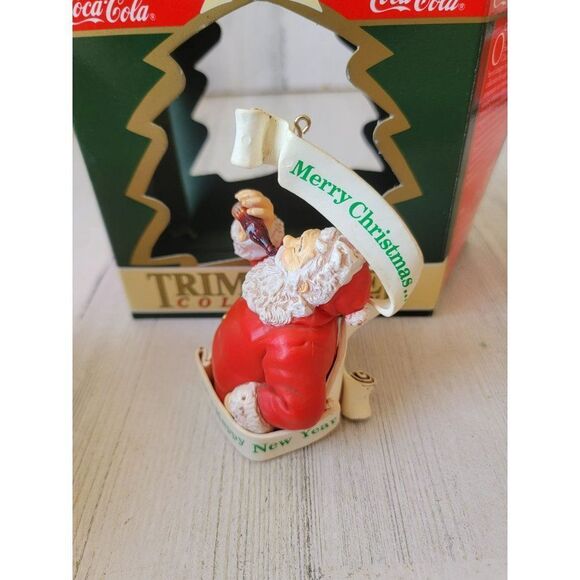 Coca-Cola Merry Christmas and Happy New year 1949 trim a tree ornament Xmas - Picture 3 of 9